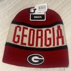 UGA Bulldogs Georgia Knit Hat in Red and Black NWT